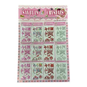 STICKER DE STRASS X 12 PCS – 22813/8