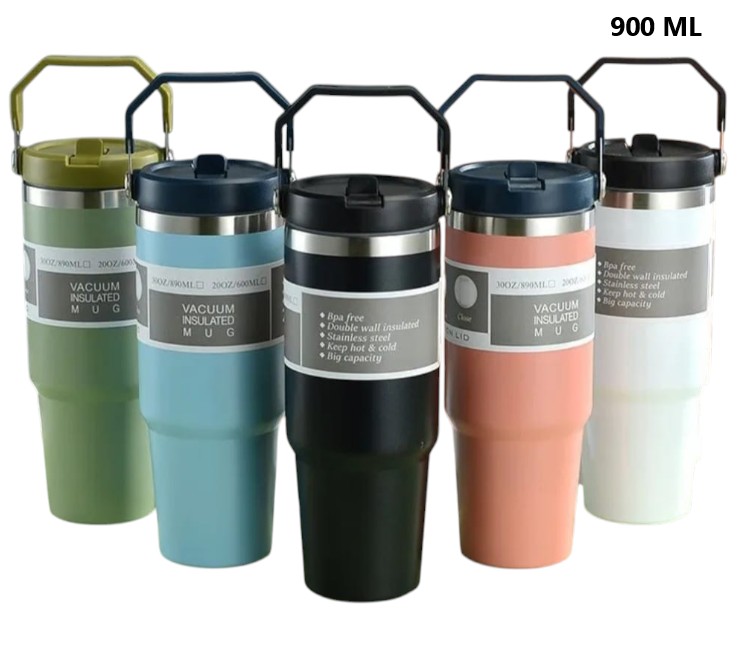 VASO TERMICO C/ MANIJA Y SORBETE