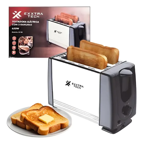 TOSTADORA ELECTRICA 650W EXXTRA TECH