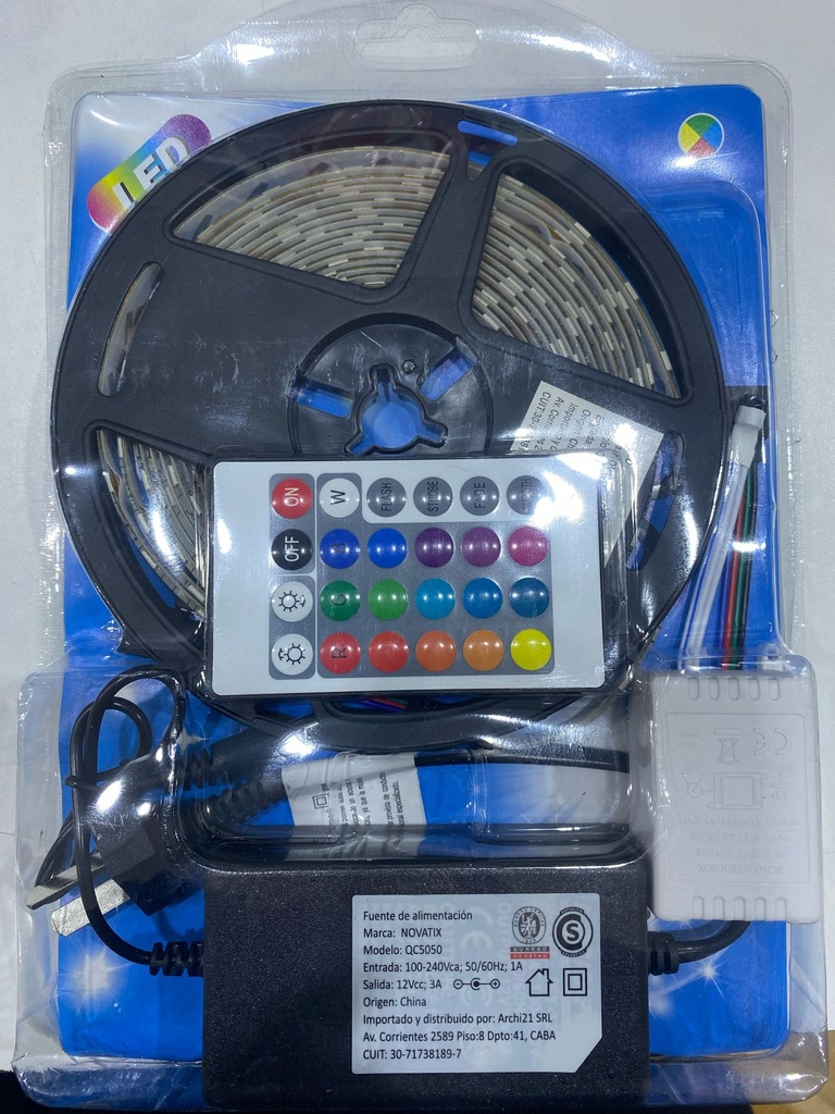 TIRA LED 50X50 RGB