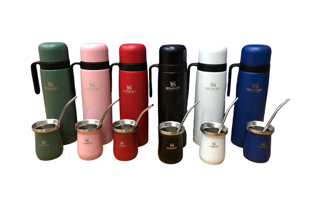TERMO CON MATE MEDIA MANIJA 1000ML