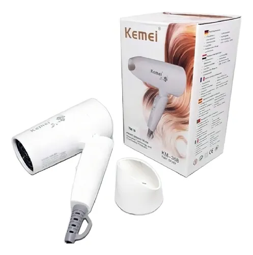 SECADOR DE PELO KEMEY BLANCO