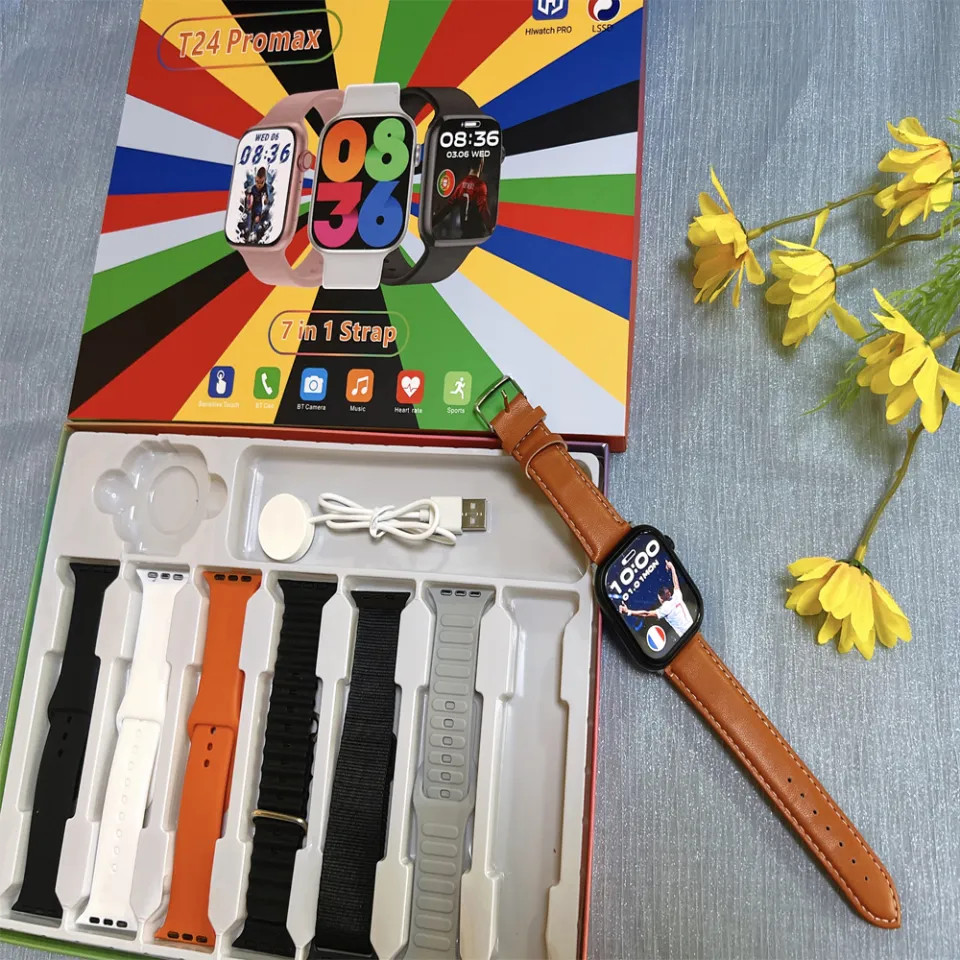 RELOJ SMARTWATCH DE 7 MAYAS T24 PROMAX