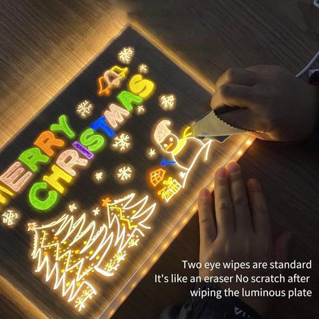[PREBBDIY2020] PIZZARRA LUMINOSA CON FIBRAS 200 MM
