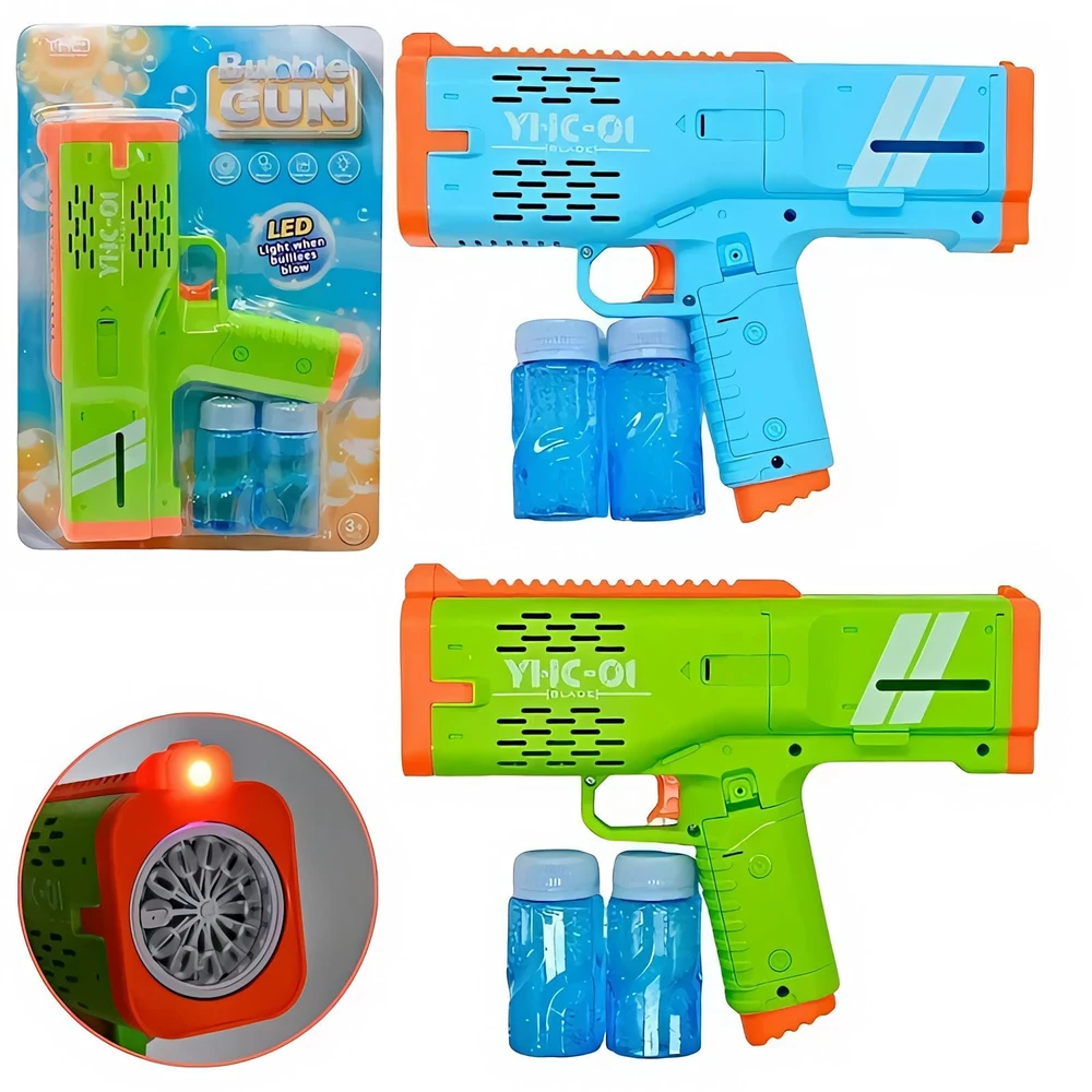 PISTOLA BURBUJERA CON LUZ