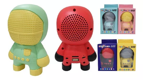 PARLANTE MINI SPEAKER MUÑECO M8