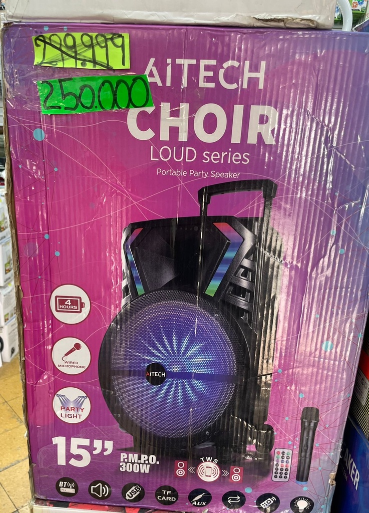 PARLANTE AITECH 15´´ CHOIR SUPER OFERTA