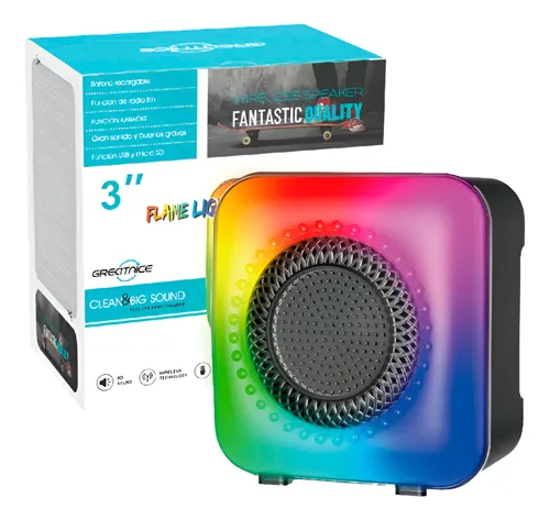 PARLANTE 3´´ GREATNICE RGB