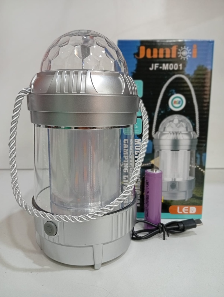 LAMPARA CAMPING MULTIFUNCION RGB