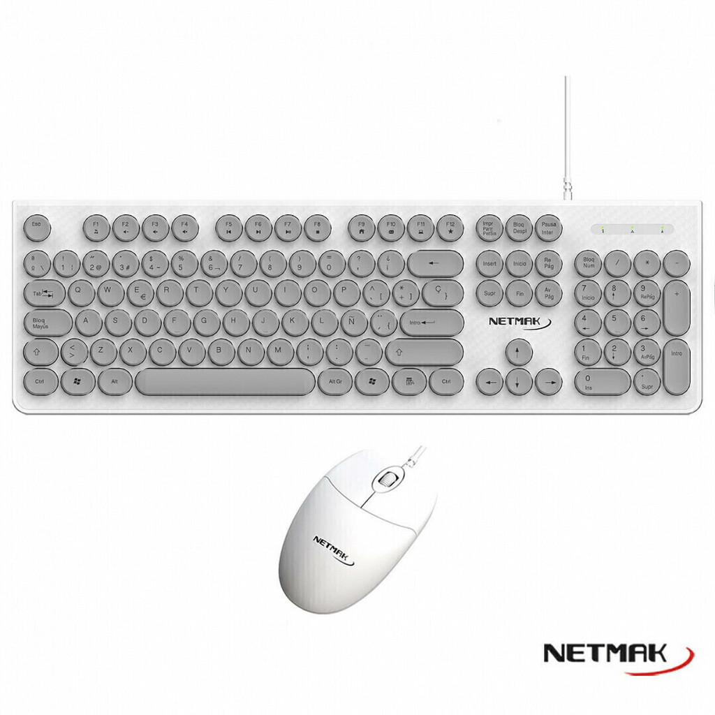 COMBO TECLADO Y MOUSE NETMAK