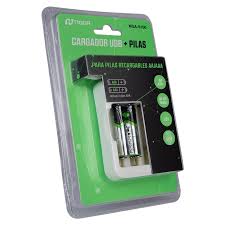 CARGADOR USB + PILAS NOGA AAA/AA