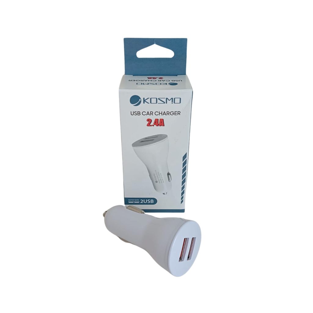 CARGADOR PARA AUTO KOSMO 2.4A