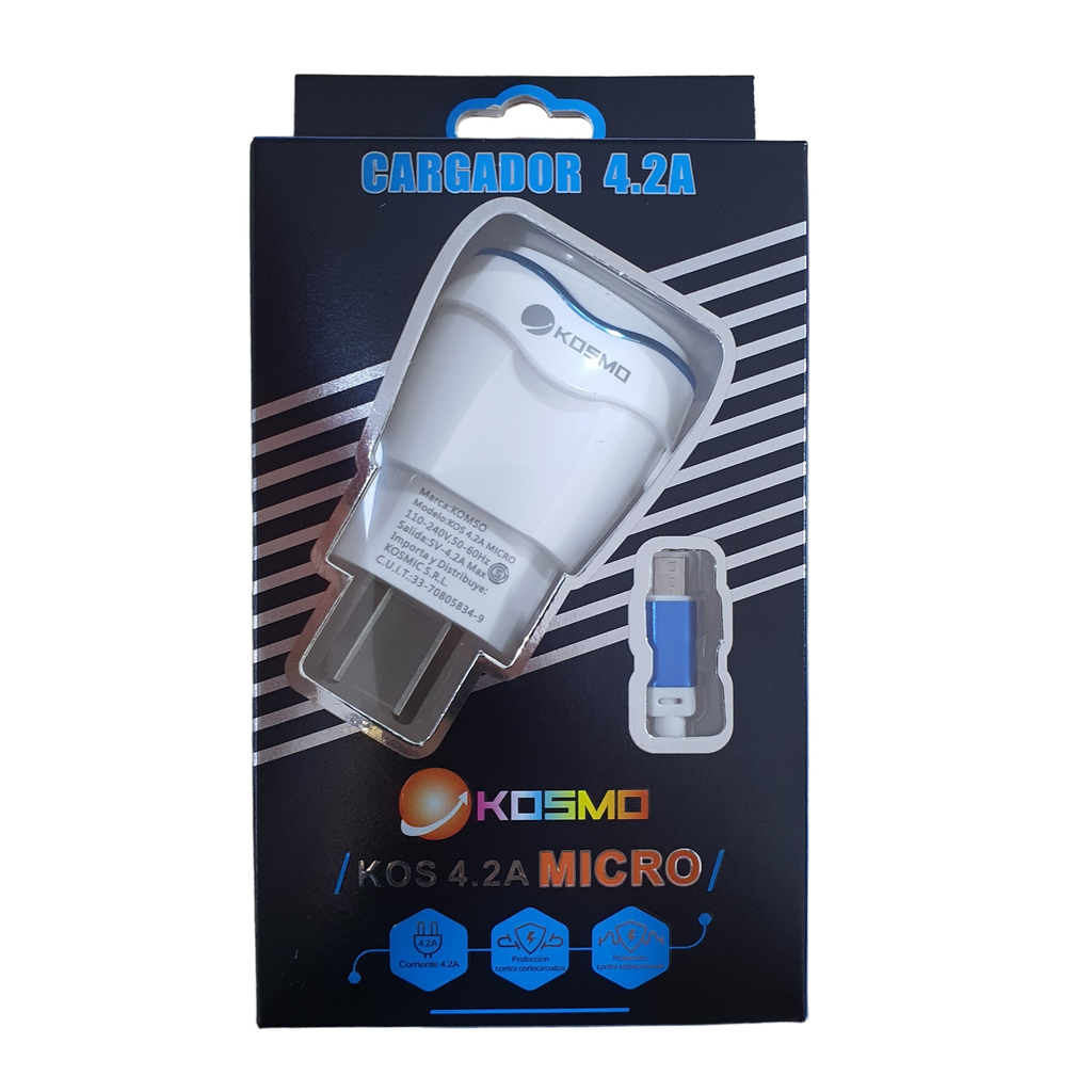 CARGADOR KOSMO V8 4.2A