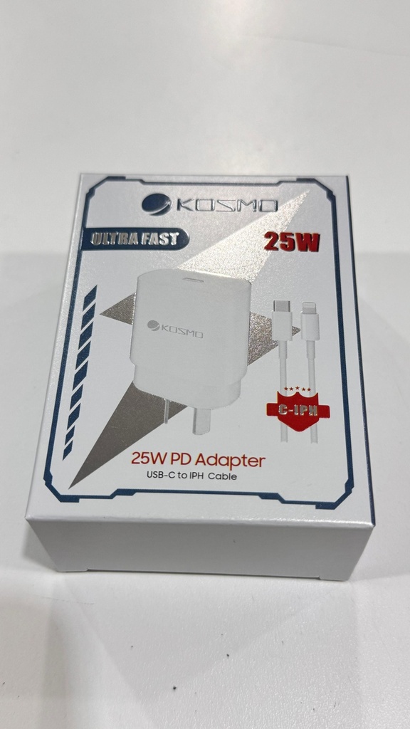 CARGADOR KOSMO TC A IPHONE 25W