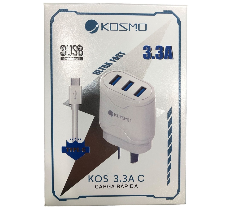 CARGADOR KOSMO T.C 3.3A