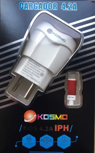CARGADOR KOSMO IPHONE 4.2A