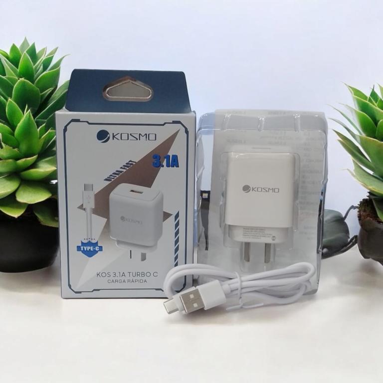 CARGADOR KOSMO TURBO T.C 3.1A