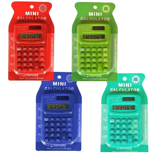 CALCULADORA MINI DE COLOR DEXIN