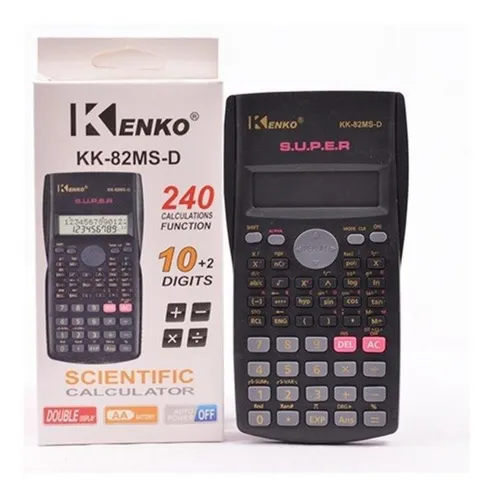 [PREBBKK82MS] CALCULADORA CIENTIFICA KENKO 10-12 DIGITOS