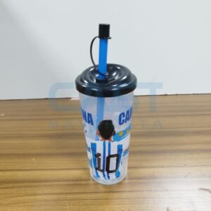 [PRECTBEGI01FUTBOL027] VASO ALTO TAPA C/ SORBETE FUTBOL
