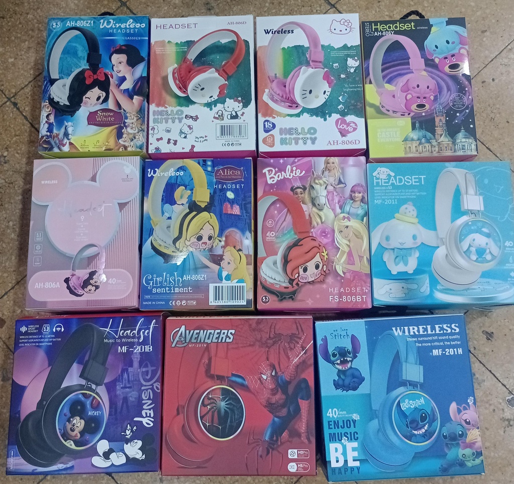 AURICULAR VINCHA STITCH/MARVEL/POM./MICKY