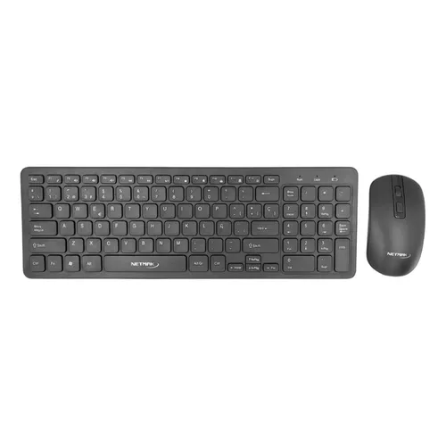 COMBO TECLADO Y MOUSE INALAMBRICO NETMAK