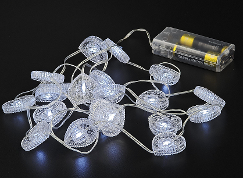 GUIRNALDA CORAZON 20 LEDS (AA)
