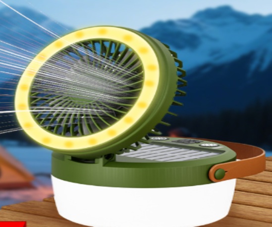 LUZ SOLAR CON VENTILADOR