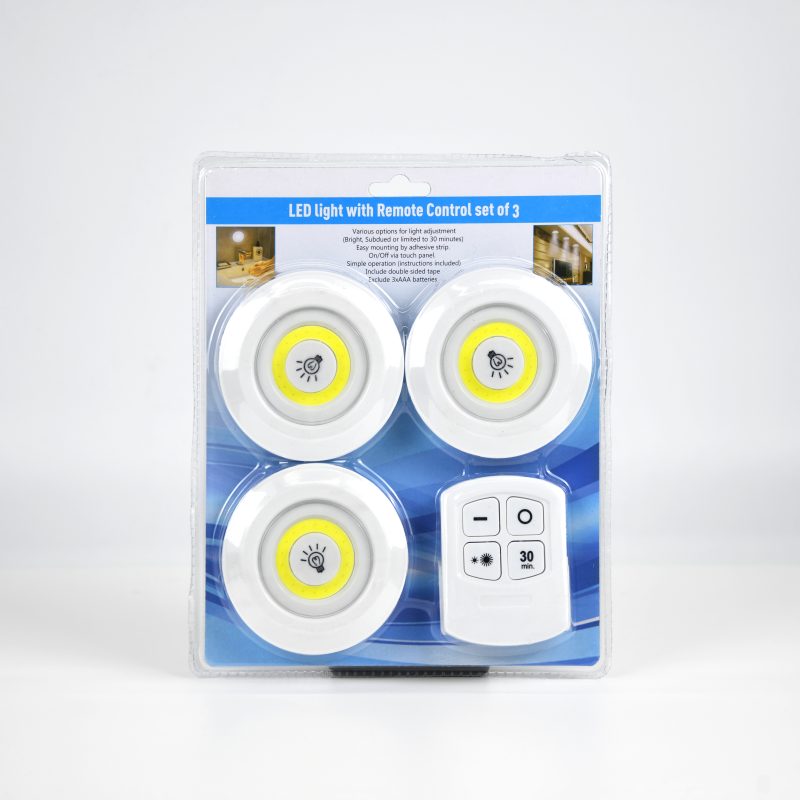 [PREZLAAA] LUZ NOCTURNA REDONDA CON CONTROL REMOTO (AAA)