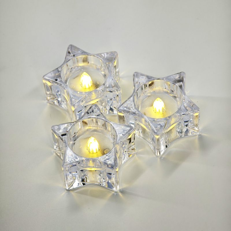 VELA ESTRELLA CON LUZ X12