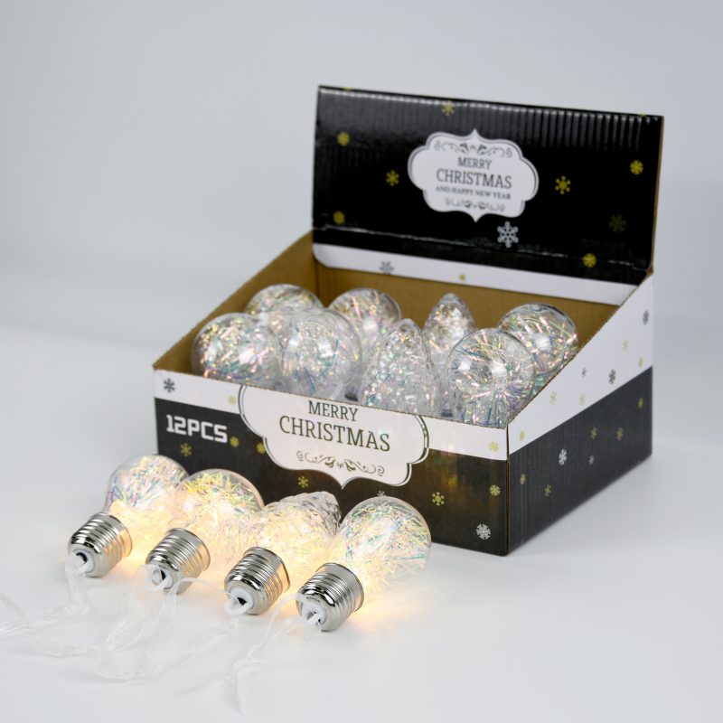 FOCO ADORNO CON SERPENTINA LED X12