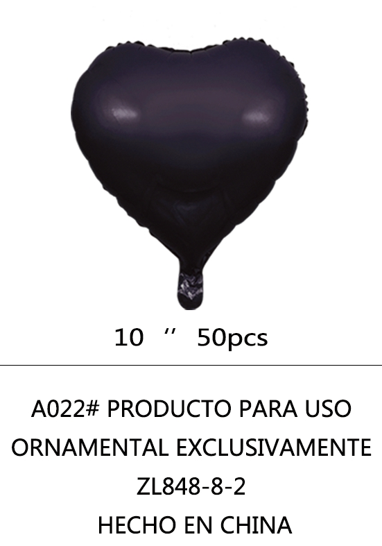 GLOBO CORAZON 10″ X50U