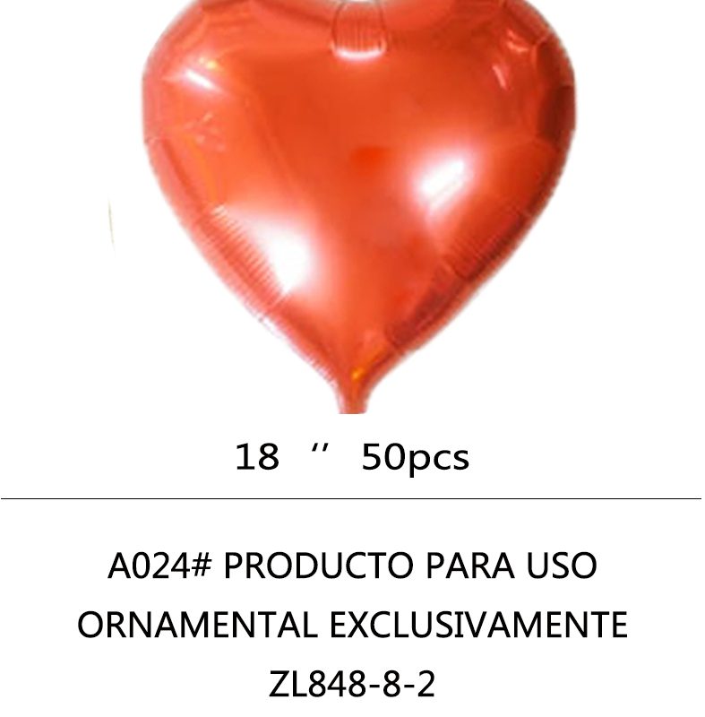 GLOBO CORAZON 18″ X50U