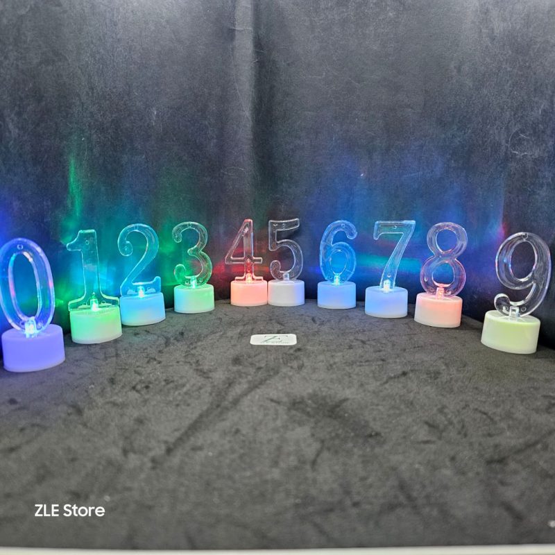 [PREZLVELACONLUZNUMEROSX10] VELA CON LUZ NÚMEROS X10U