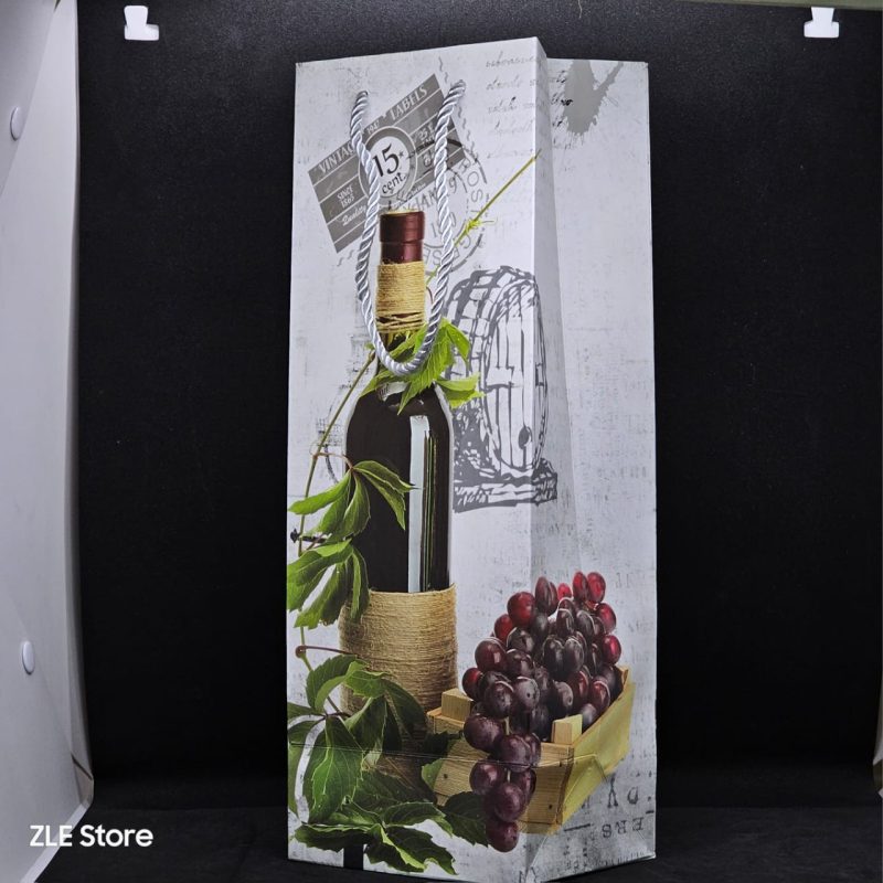 BOLSA DE VINO 34.5*12.5*10CM X12U