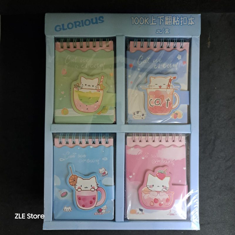 [PREZLAGENDITAGATOCONVELCRO77107CMX24U] AGENDITA GATO CON VELCRO 7.7*10.7 CM X24U