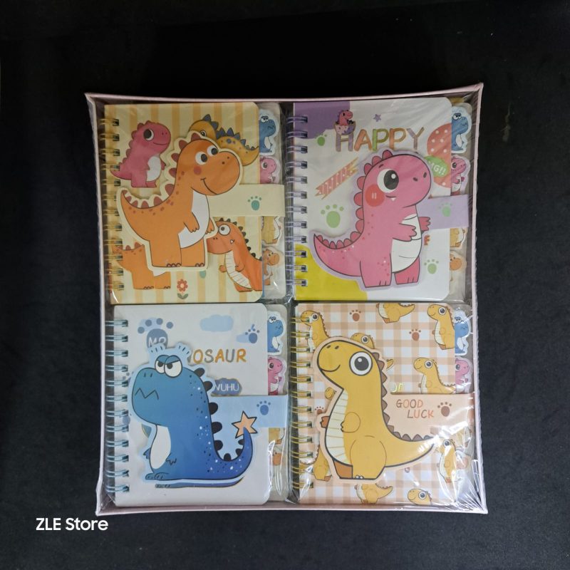 AGENDITA DINOSAORIO CON VELCRO 10*11.2 CM X24U