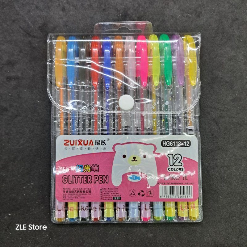 LAPICERA CON BRILLOS X12U 14 CM
