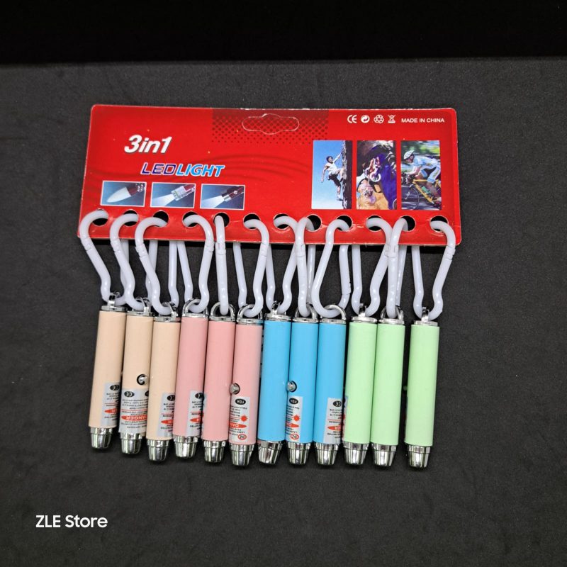 LLAVERO LASER COLOR PASTEL X12U