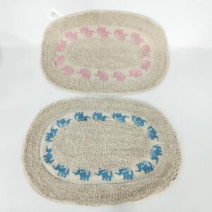 ALFOMBRA P/ BANO 40X60CM OVAL ELEFANTE
