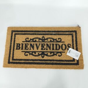 FELPUDO COCO 33X60CM RECT BIENVENIDO
