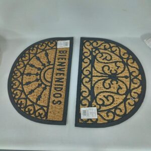 FELPUDO COCO/GOMA 40X60 SEMICIRC (14/120)