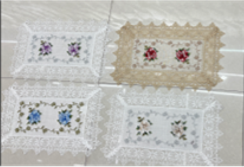 MANTEL INDIVIDUAL FLORES 30*45 X12