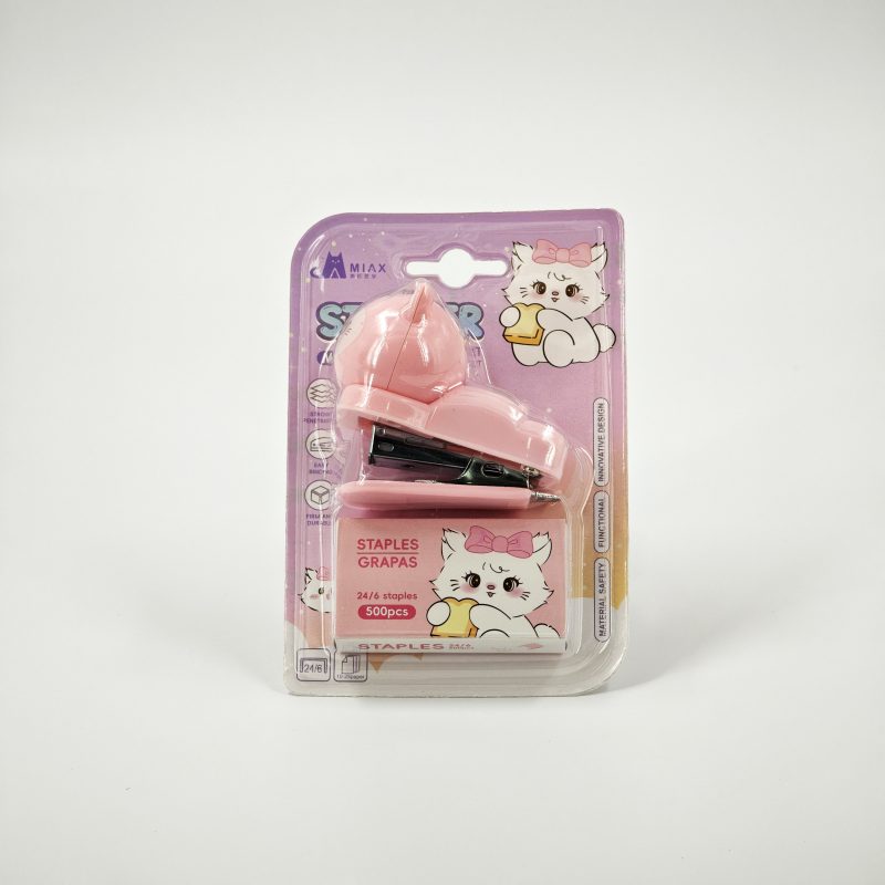 JUEGO DE ABROCHADORA GATO X12