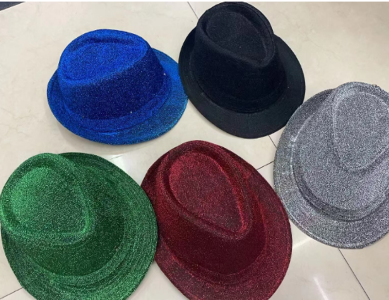 SOMBRERO DE SEDA BRILLANTE X12