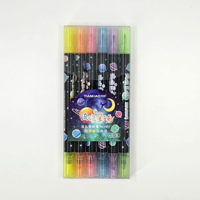 RESALTADOR DOBLE PUNTA FLUORESCENTE X24