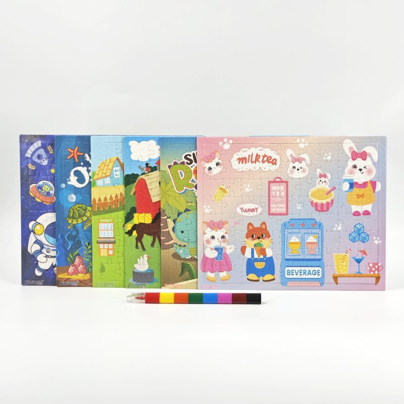 [PREZLROMPECABEZASPARACOLOREARX12] TARJETAS INFANTILES PARA COLOREAR X12