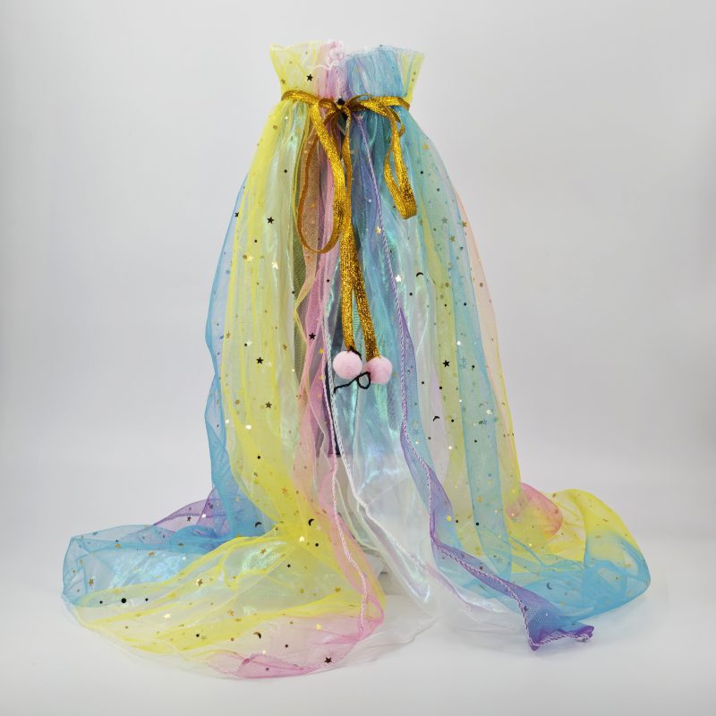 CAPA DE COTILLON ARCOIRIS