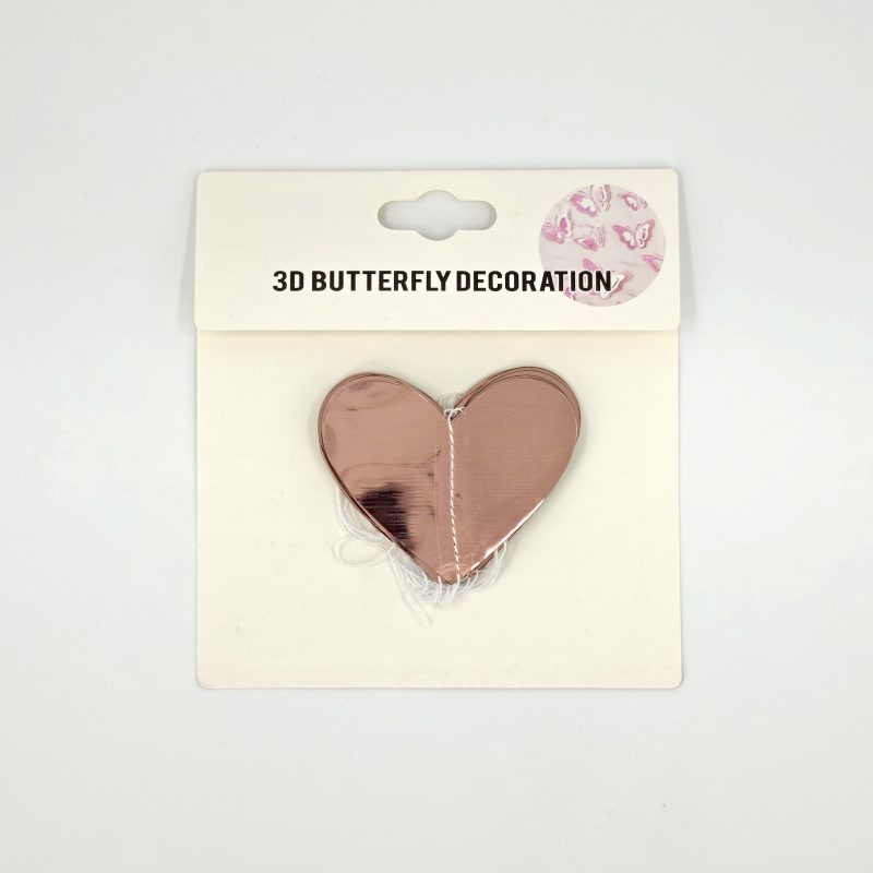 CORTINA METALIZADA DE CORAZON X12