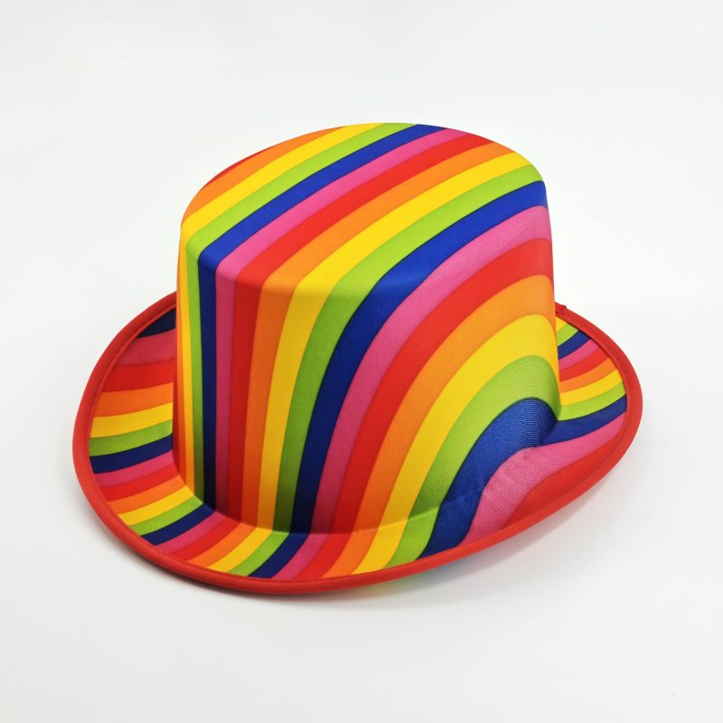 SOMBRERO DE COPA MULTICOLOR X12